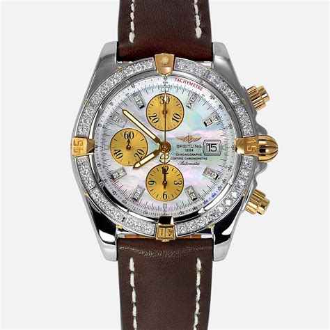 breitling watches with diamond bezel